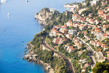 Fototapeta na wymiar The coast of Monaco