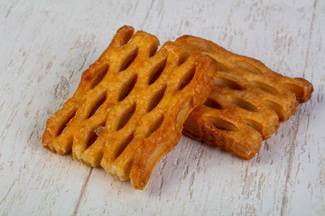 Delicious puff pastry