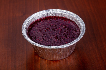 Panna cota with jam