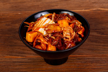 Kimchi with beef