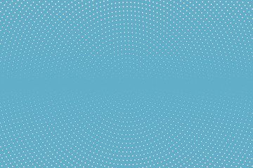 Light Blue halftone background. Digital gradient. Abstract backdrop with circles, point, dots.