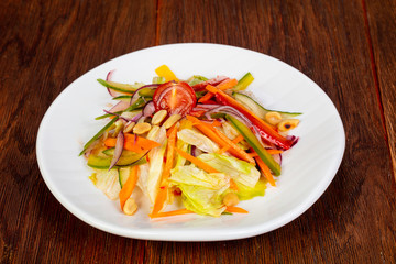 Vietnam salad with peanut