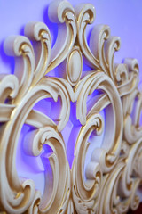 Three-dimensional decoration close - up