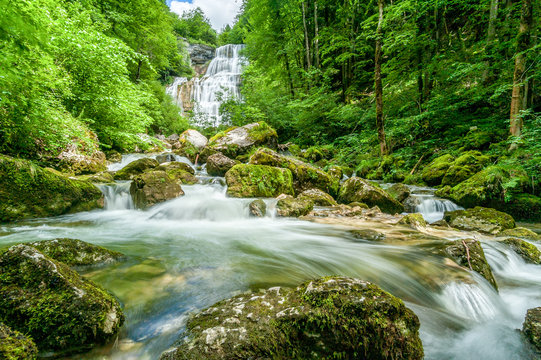 Cascades du h&eacute;risson