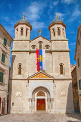 Fototapeta na wymiar Montenegro. Kotor. Church of St. Nicholas