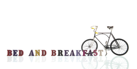 Fototapeta na wymiar Bed and breakfast for sportive people