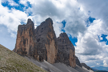 Fototapeta premium Dolomites and three peaks of Lavaredo