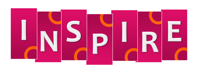 Inspire Pink Orange Stripes Rings 