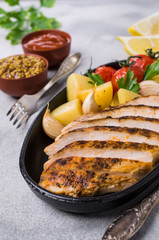 Fried chicken breast