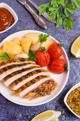 Fried chicken breast