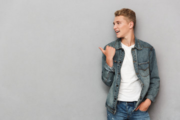 Portrait of a smiling casual teenage boy