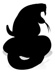 Cobra Snake Animal Silhouette