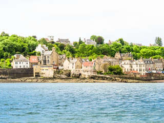 Fototapeta na wymiar Coast of the Firth of Forth. Edinburgh, Scotland