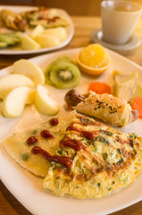 breakfast in the morning