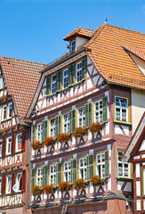 Fototapeta premium Calw, Innenstadtszene