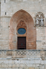 Obraz premium 13th-century Burgos Cathedral is outstanding for the elegance and harmony of its architecture - UNESCO World Heritage designation