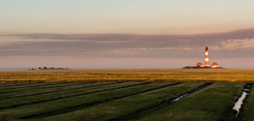 Sonnenaufgang Westerhever Panorama