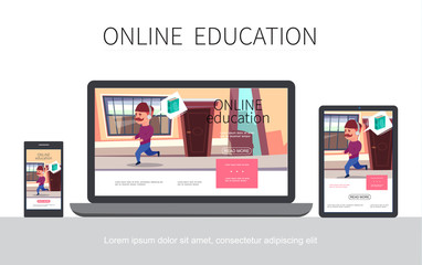 Flat Online Learning Adaptive Design Concept