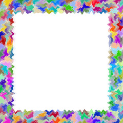 Fototapeta na wymiar Abstract colorful frame