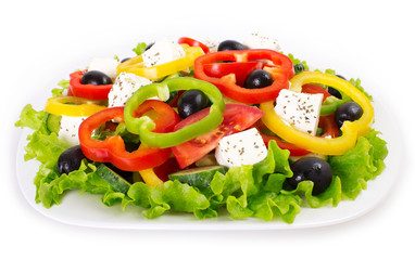 Fresh vegetable salad