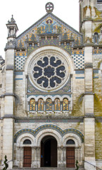 Briare. Eglise saint Etienne. Loiret, Pays de Loire, France