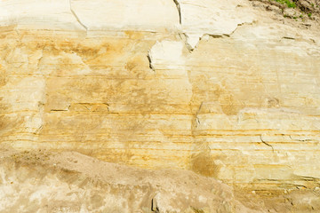 Texture of a clay mountain