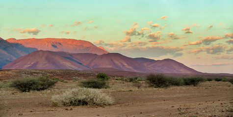 Brandberg Mountain in Namibia, Africa wilderness