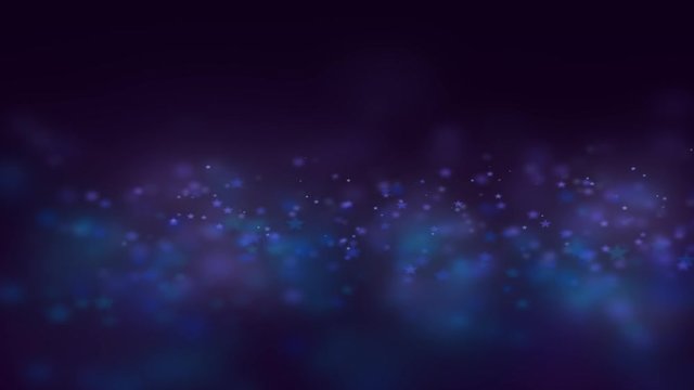 Slow dramatic purple star animation with dark background
