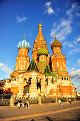 Saint Basil cathedral on Red square, Moscow