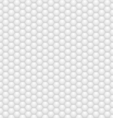 White hexagon texture. Vector volumetric modern texture.