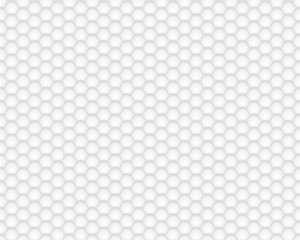 White horizontal hexagon texture. Vector volumetric modern texture.
