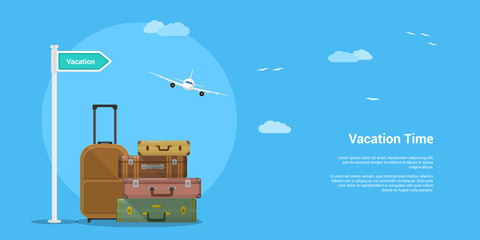 Vacation time concept