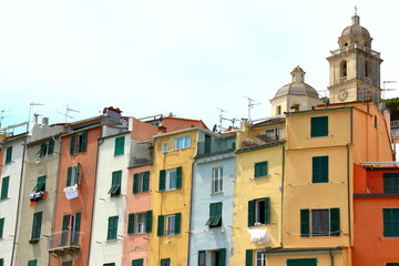 Fototapeta na wymiar View of Porto Venere, Liguria, Italy