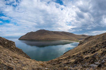 View of the Aya bay, lake Baikal