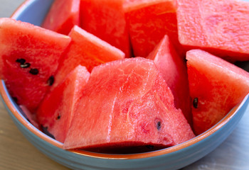 Sliced Watermelon In The Plate 1