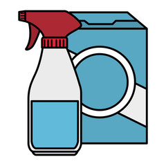 laundry and housekeeping products vector illustration design