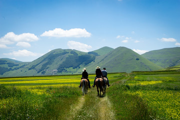 persone a cavallo © francescobertozzi