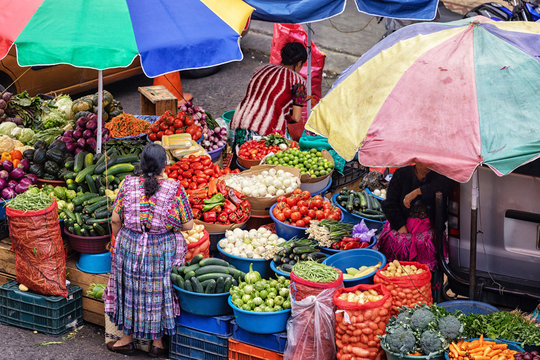 El Mercado La Democracia, Quetzaltenango, Guatemala