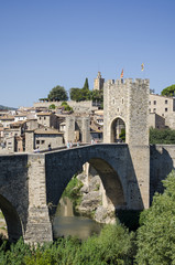 Obraz premium bandera besalú 