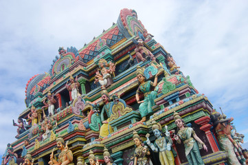 La Réunion - Temple tamoul à Saint-Leu