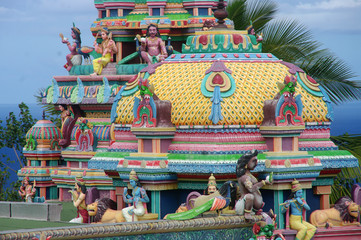 La Réunion - Temple tamoul à Saint-Leu