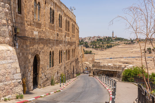 Road to the Wailing Wall in the Old City