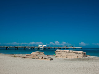 Fototapeta na wymiar Fort De Soto Beach, St Petersburg, Florida