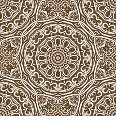 Art deco floral pattern of geometric elements. seamless pattern. Vector illustration. design for printing, presentation, textile industry.