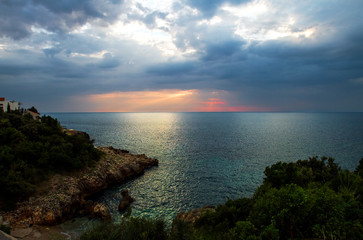 Sunset in Montenegro.