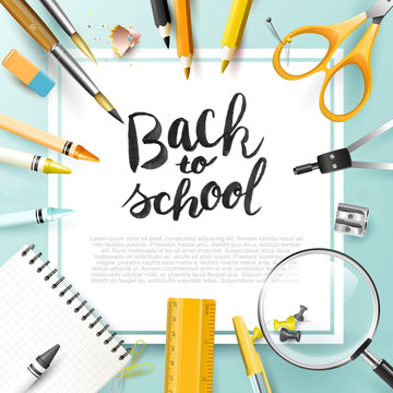 Back to school design template