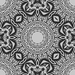 colored floral geometric vector pattern. Vector illustration. ideal for creative and decorative projects