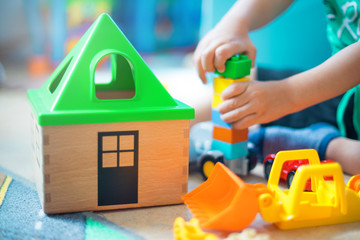 Haus Bauen Kinder Traum