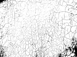 Grunge vector texture template with cracks.