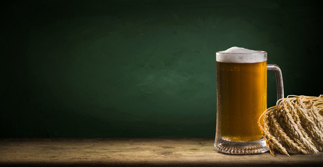 background of barrel and worn old table of wood